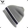 2016 Última Stripe Knitted Men&#39;s Beanie Hat Moda